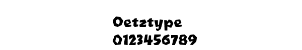 Fuente Oetztype.ttf