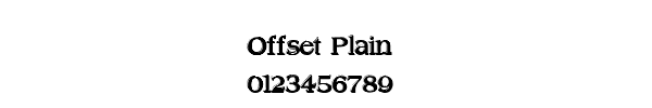 Fuente Offset Plain.ttf