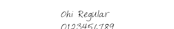 Fuente Ohi Regular.ttf