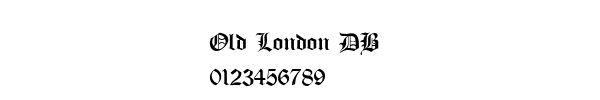Fuente Old London DB.ttf