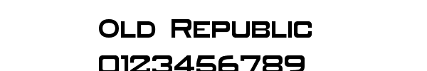 Fuente Old Republic.ttf