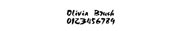 Fuente Olivia Brush.ttf