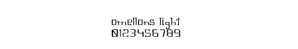 Fuente Omellons Light.ttf