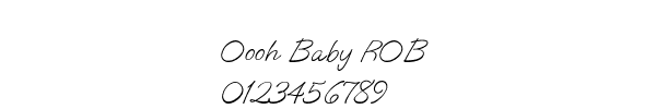 Fuente Oooh Baby ROB.ttf