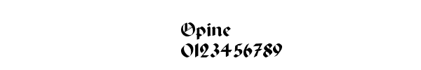 Fuente Opine.ttf