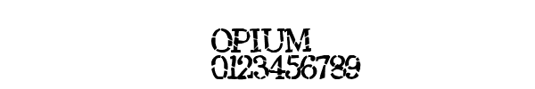 Fuente Opium.ttf