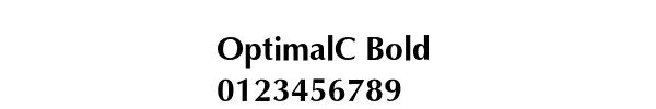Fuente OptimalC Bold.ttf