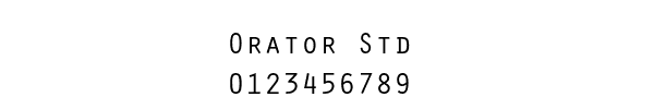 Fuente Orator Std.ttf
