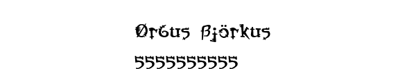 Fuente Orbus Bjorkus.ttf