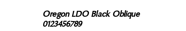 Fuente Oregon LDO Black Oblique.ttf
