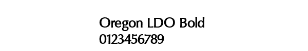 Fuente Oregon LDO Bold.ttf