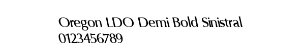 Fuente Oregon LDO Demi Bold Sinistral.ttf