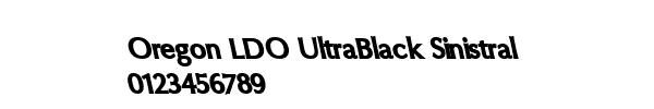 Fuente Oregon LDO UltraBlack Sinistral.ttf