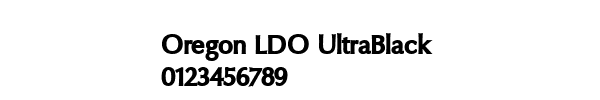 Fuente Oregon LDO UltraBlack.ttf