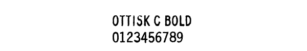 Fuente Ottisk C Bold.ttf
