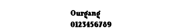 Fuente Ourgang.ttf