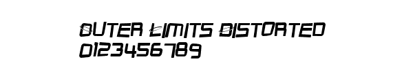 Fuente Outer Limits Distorted.ttf