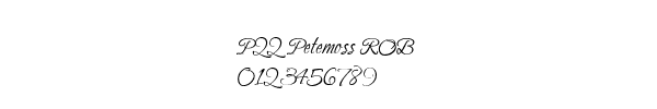 Fuente P22 Petemoss ROB.ttf