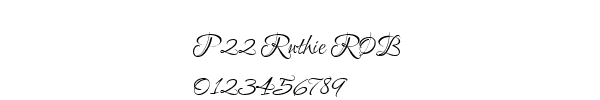 Fuente P22 Ruthie ROB.ttf