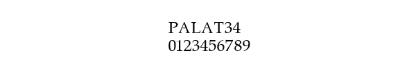 Fuente PALAT34.TTF