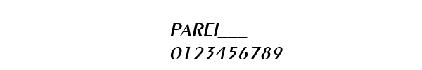 Fuente PAREI___.TTF
