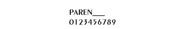 Fuente PAREN___.TTF