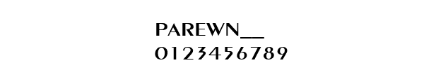 Fuente PAREWN__.TTF