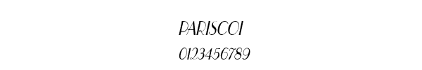 Fuente PARISCOI.TTF