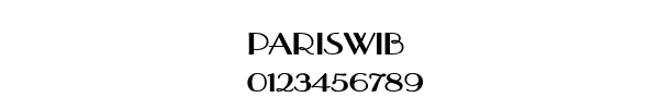 Fuente PARISWIB.TTF