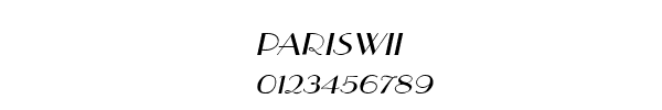 Fuente PARISWII.TTF