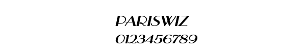 Fuente PARISWIZ.TTF