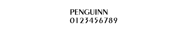 Fuente PENGUINN.TTF