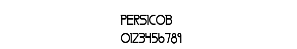 Fuente PERSICOB.TTF