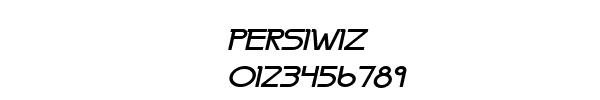 Fuente PERSIWIZ.TTF