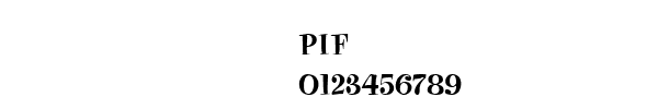 Fuente PIF.TTF