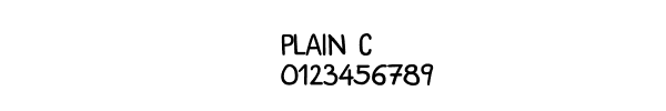 Fuente PLAIN C.TTF