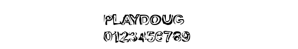 Fuente PLAYDOUG.TTF