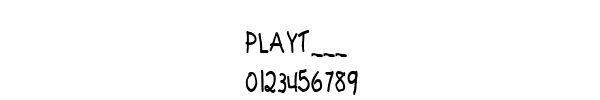 Fuente PLAYT___.TTF