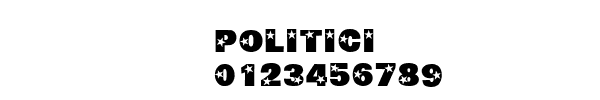 Fuente POLITICI.TTF