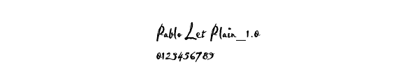 Fuente Pablo Let Plain_1.0.ttf