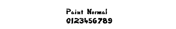 Fuente Paint  Normal.ttf