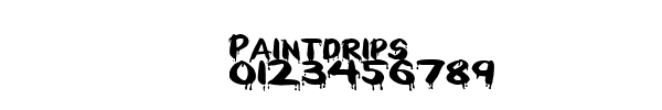 Fuente Paintdrips.ttf