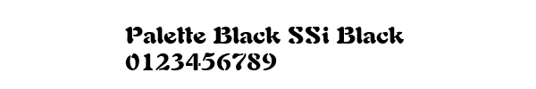 Fuente Palette Black SSi Black.ttf