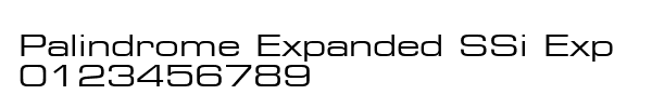 Fuente Palindrome Expanded SSi Expanded .ttf