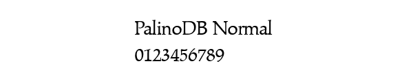 Fuente PalinoDB Normal.ttf
