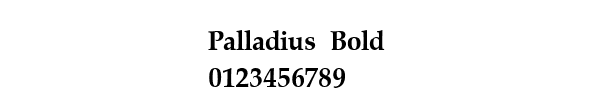 Fuente Palladius  Bold.ttf