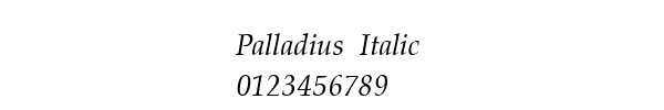 Fuente Palladius  Italic.ttf