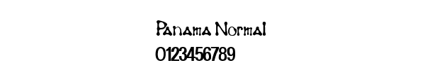 Fuente Panama Normal.ttf