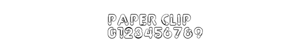 Fuente Paper Clip.ttf