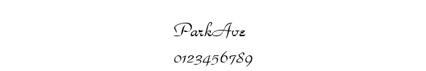 Fuente ParkAve.ttf